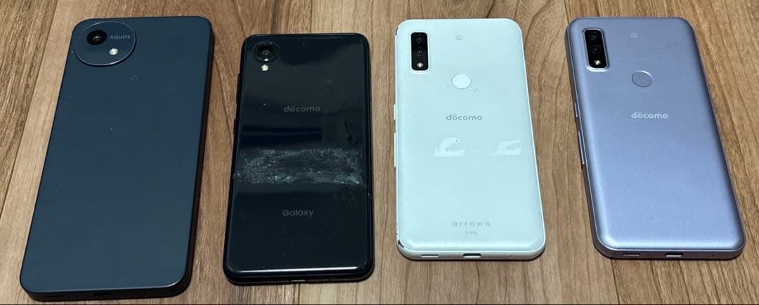 ジャンク】中古スマホ4台セット(SH52E SC56B F51B×2) - メルカリ