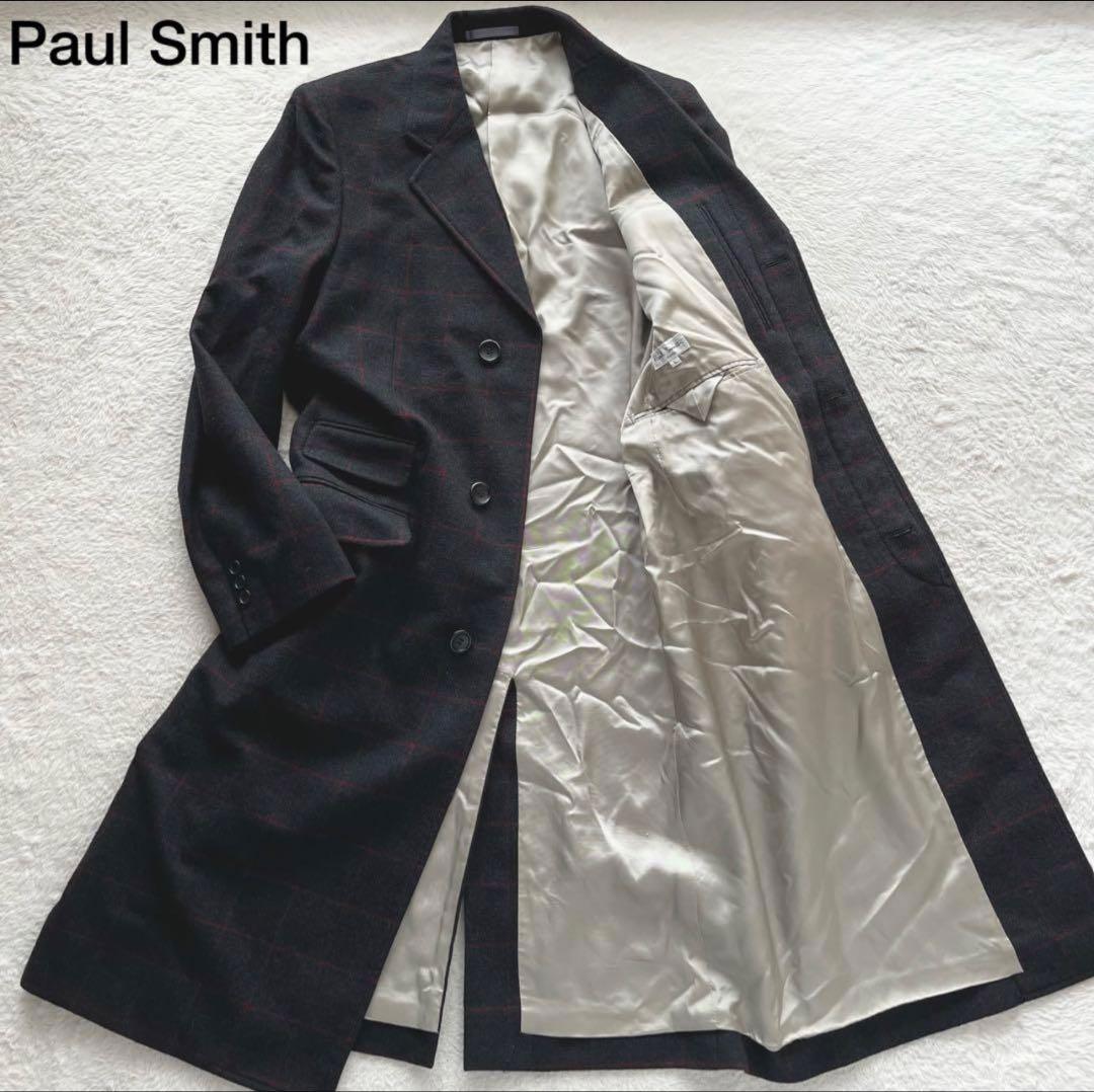 Paul Smith ポールスミス チェスターコート ロングコート チェック Paul Smith（ポール・スミス） チェスターコート コート ガンクラブ