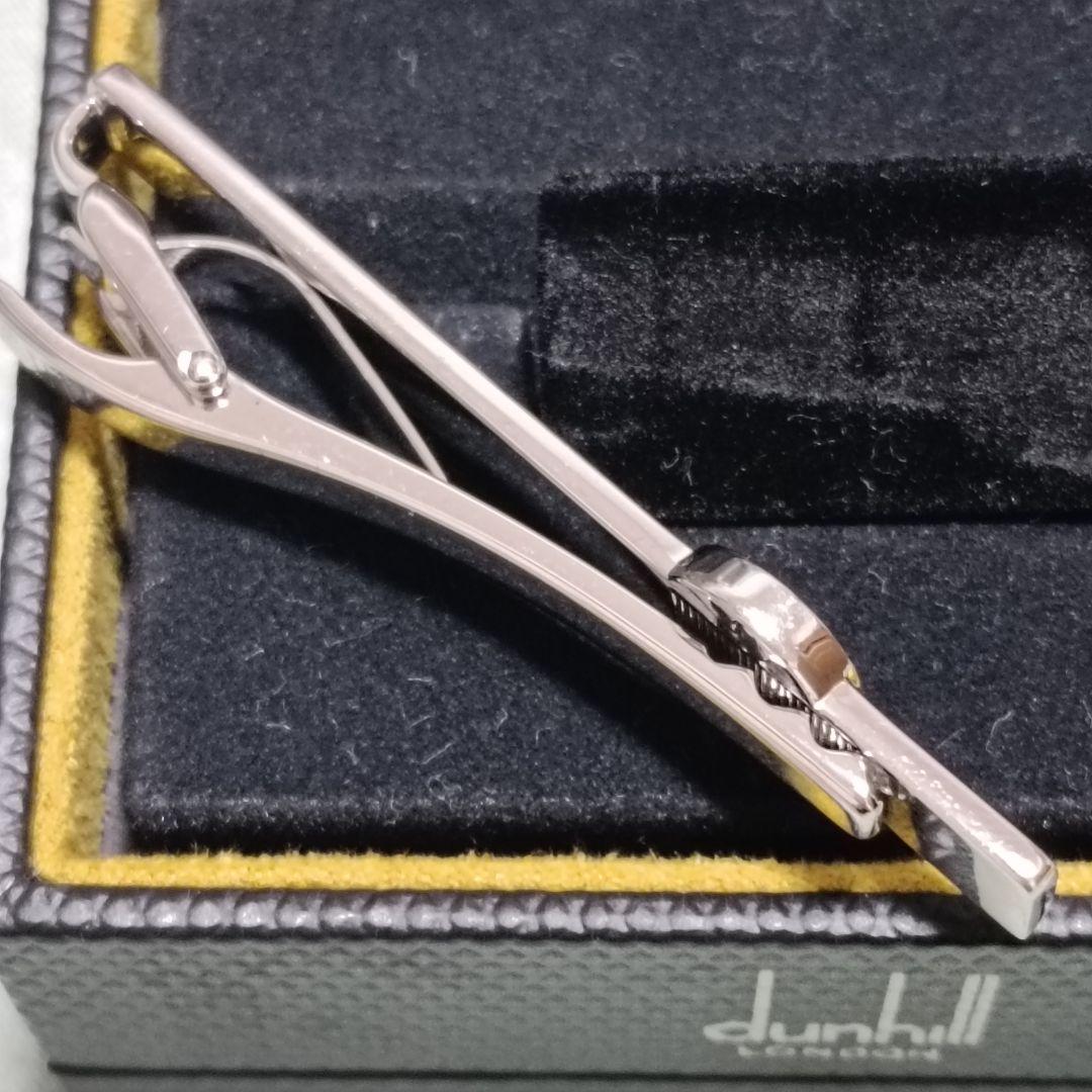 良品】【ダンヒル】ネクタイピン ピンクシェル シルバー925 結婚式