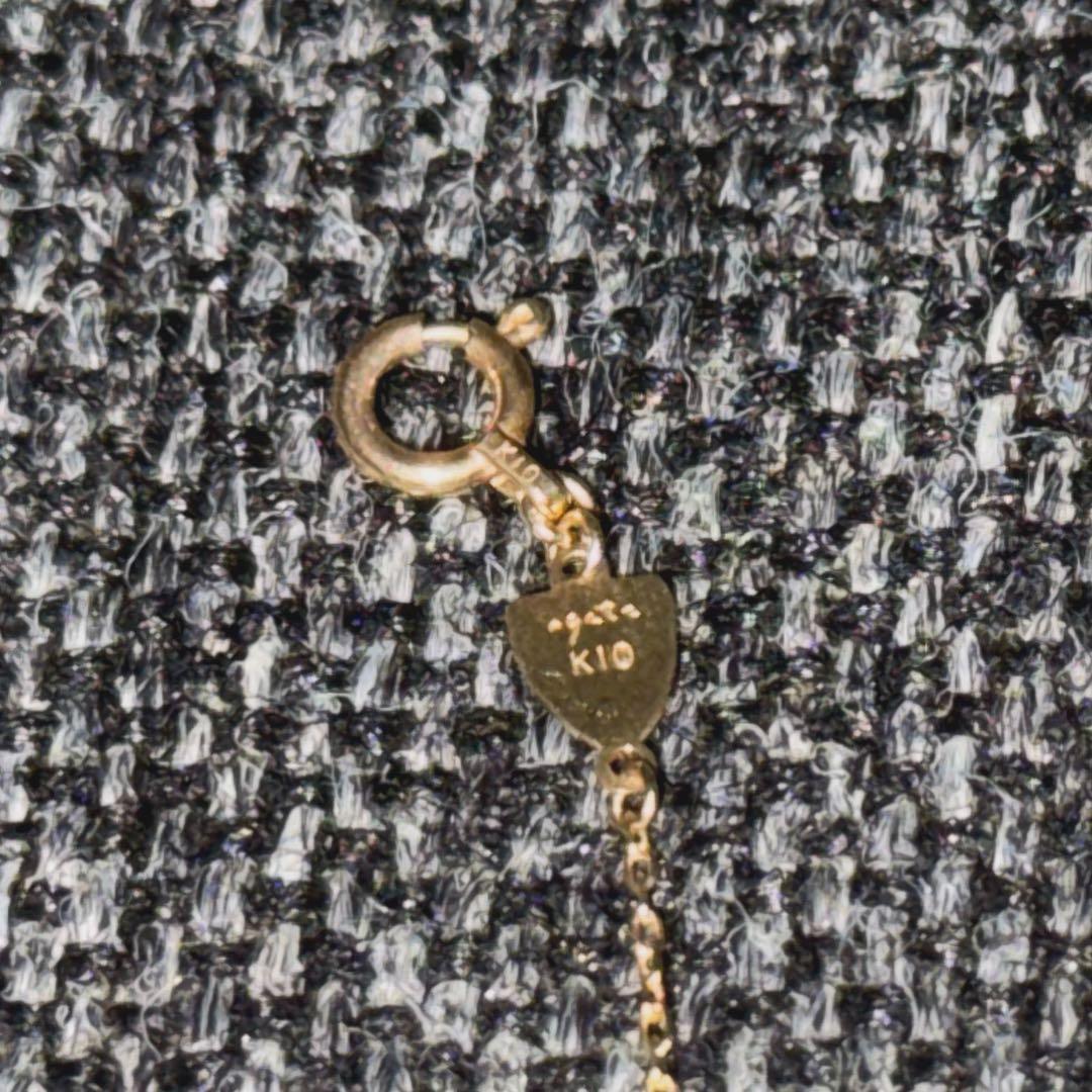 アガット agete ブレスレット K10 イエローゴールド