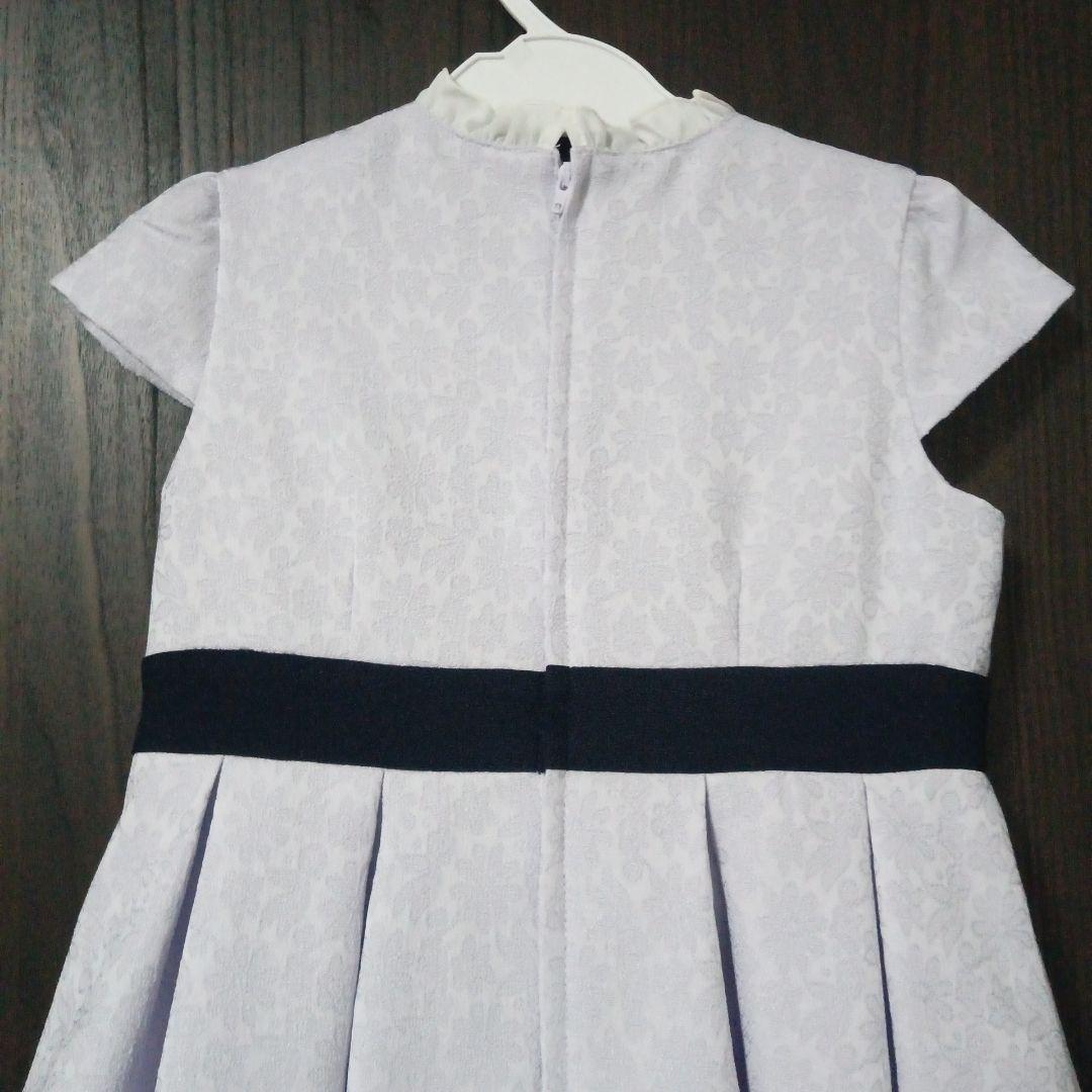 120 紫 ラベンダー フォーマルワンピース 入学式　卒園式　女子　アンサンブル