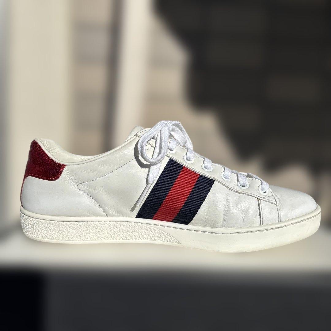 GUCCI スネーク　装飾　スニーカー　エースライン　シューズ　グッチ　シェリー