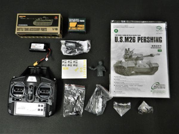 技術基準適合証明済 Henglong 1/16 アメリカ M26 パーシング