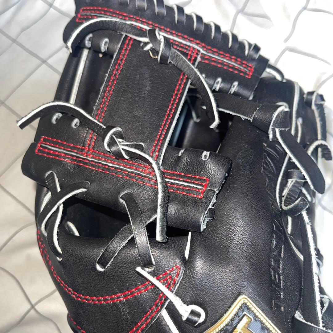 ZETT ネオステイタスVL 硬式グローブ 黒 今宮健太モデル