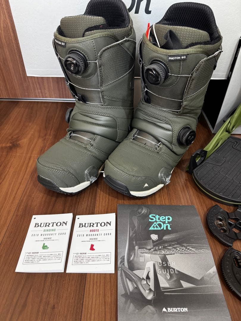 Burton Step On 27.5cm PhotonブーツとMサイズバイン