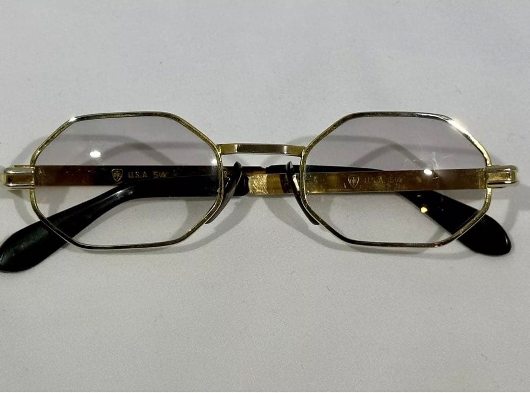 1960’s Tart Optical Octagon Frame Gold