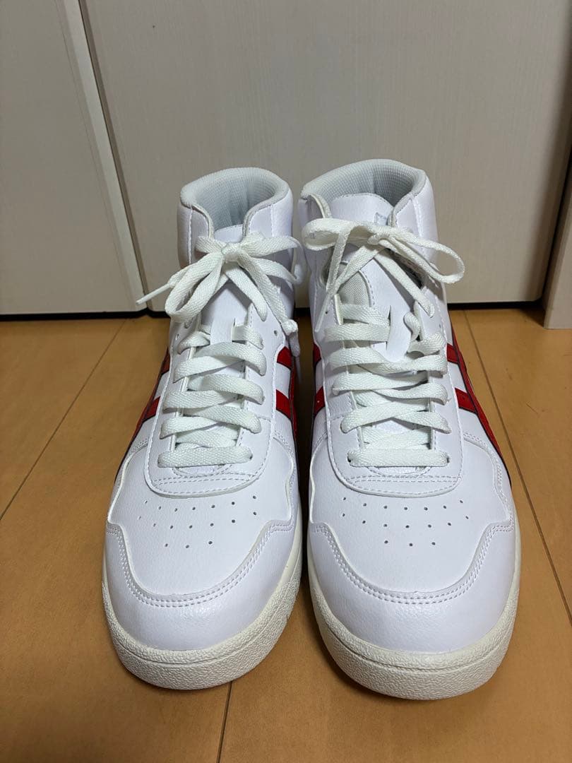 美品asics Japan L Mid classic Red 1191A313