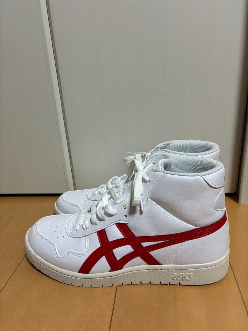 美品asics Japan L Mid classic Red 1191A313
