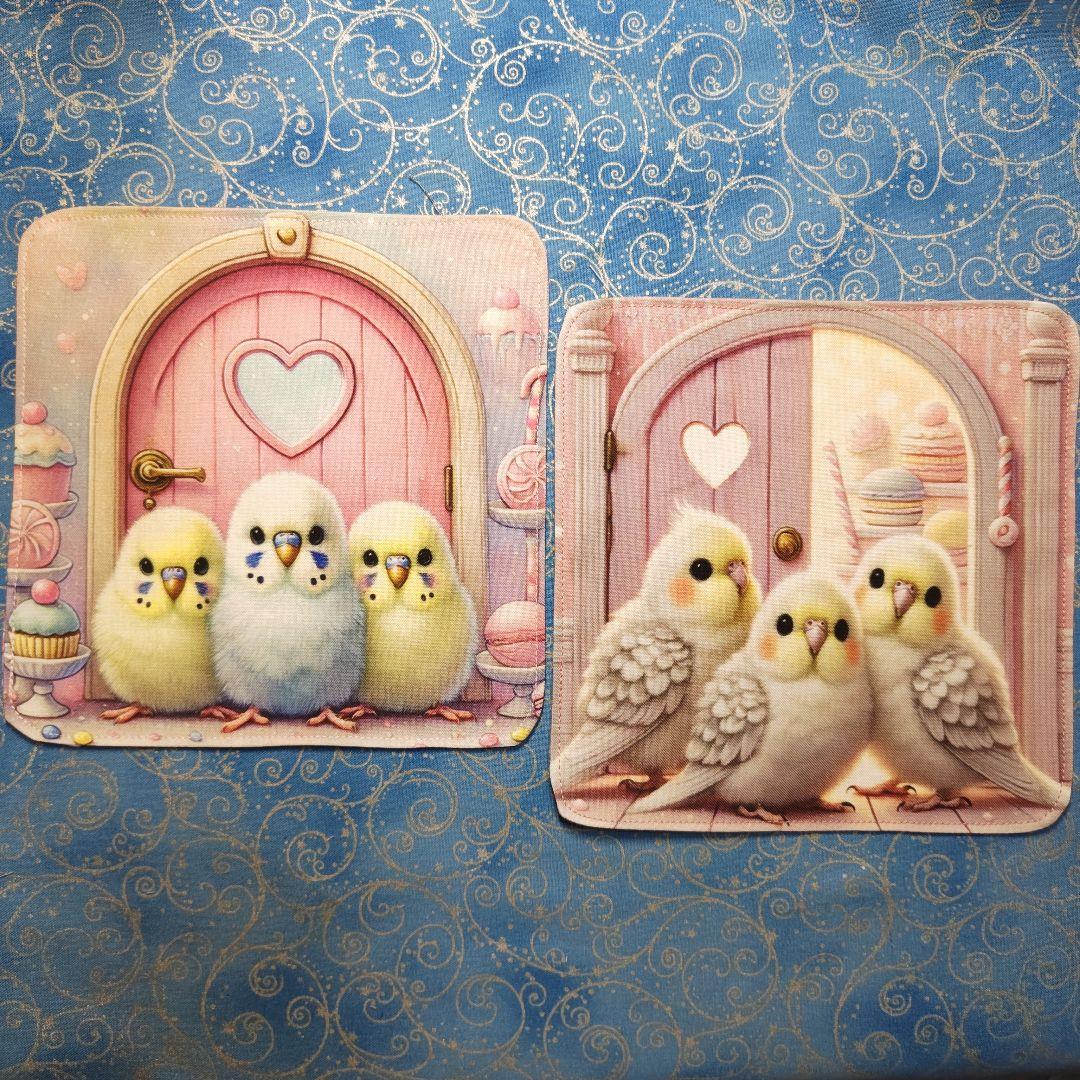 もも＆まりん　ハンカチ　シマエナガ柄　23枚