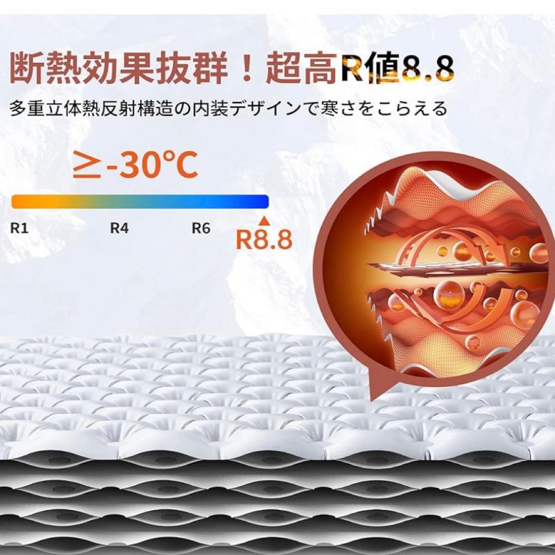 【9月末まで1万円引き】Naturehike 超軽量耐寒エアマット R8.8