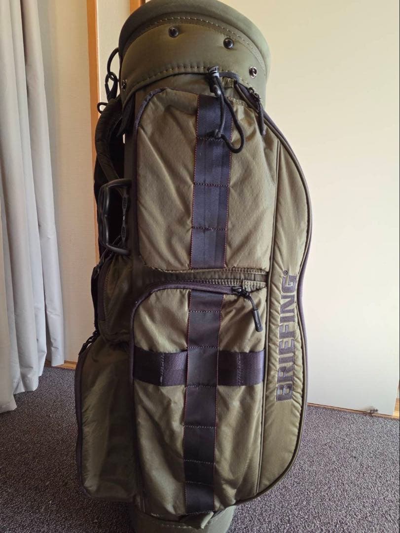 BRIEFING キャディバッグ オリーブグリーン