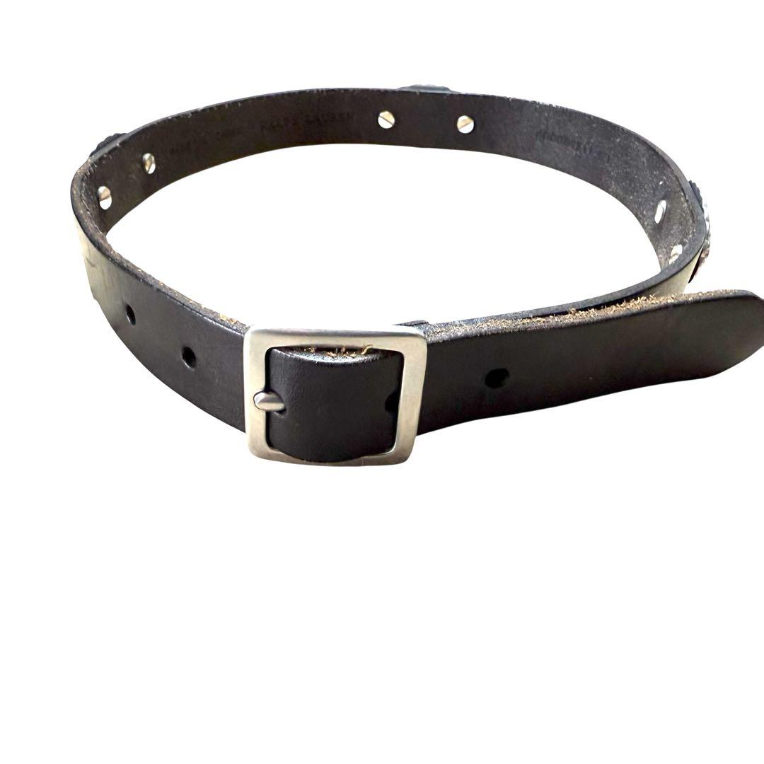 RALPH LAUREN☆60 24 レザーベルト ラルフ コンチョ ブラック - メルカリ