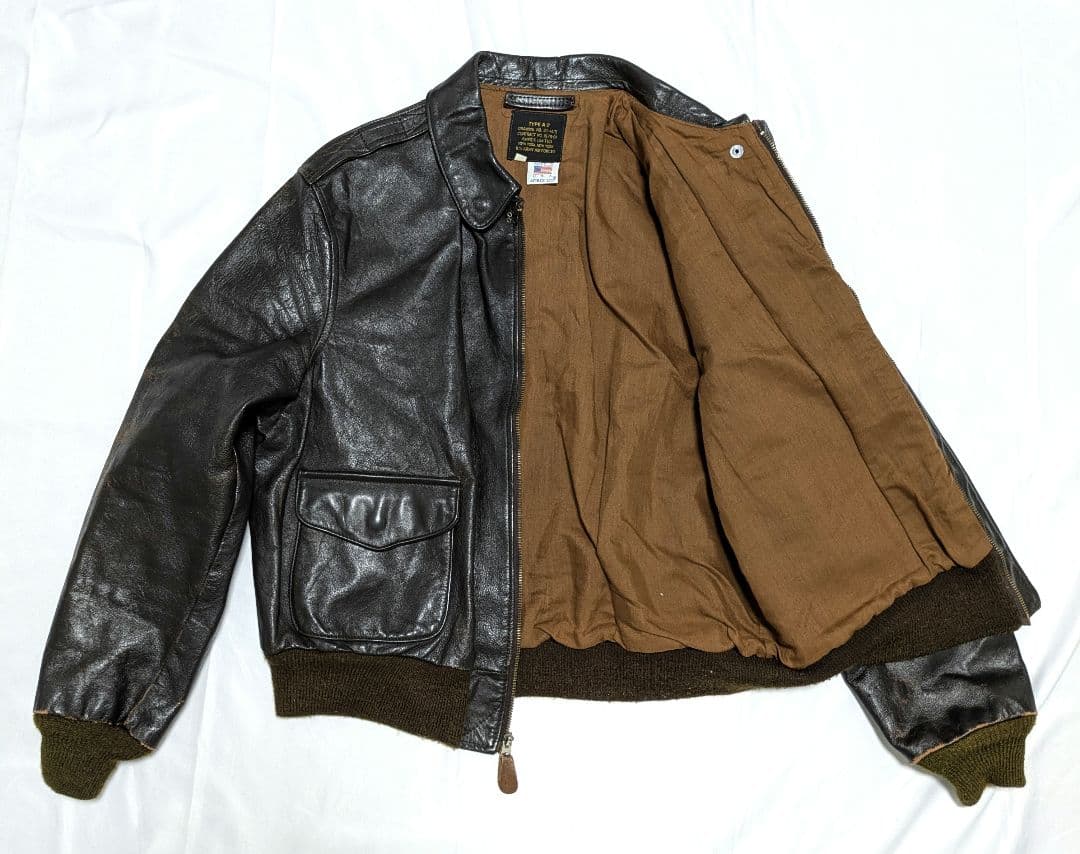 AVIREX ホースハイド A-2 レザージャケット 馬革　A2　44