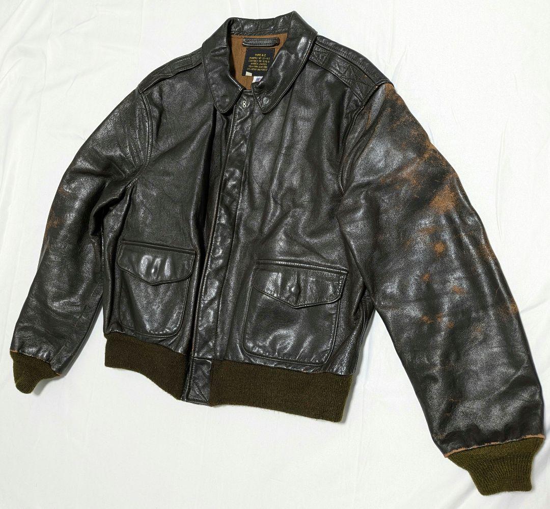 AVIREX ホースハイド A-2 レザージャケット 馬革　A2　44