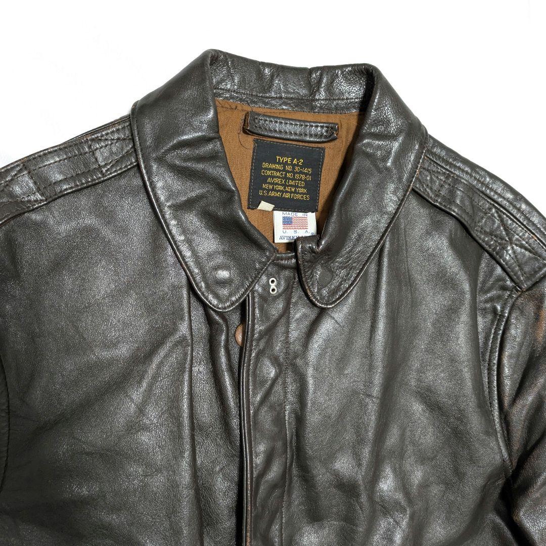 AVIREX ホースハイド A-2 レザージャケット 馬革　A2　44