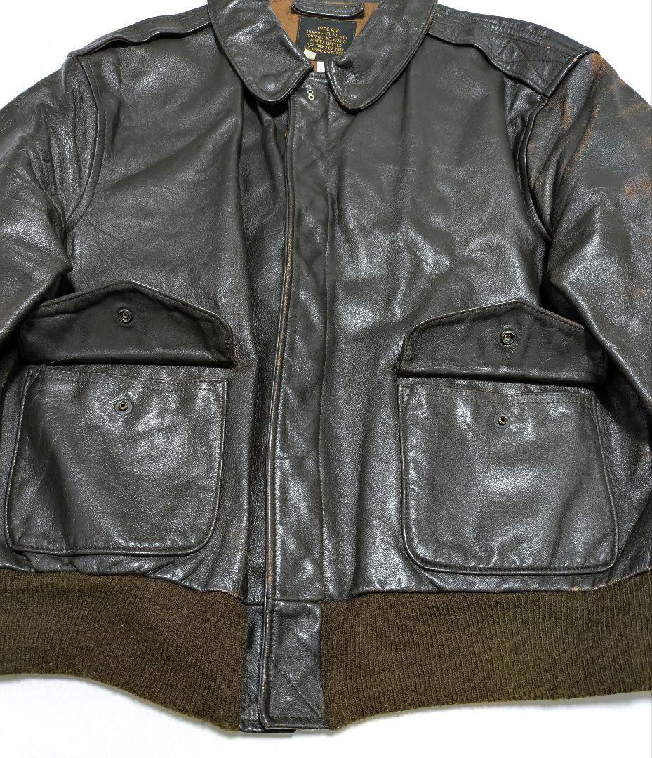 AVIREX ホースハイド A-2 レザージャケット 馬革　A2　44