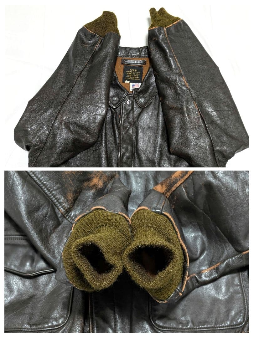AVIREX ホースハイド A-2 レザージャケット 馬革　A2　44