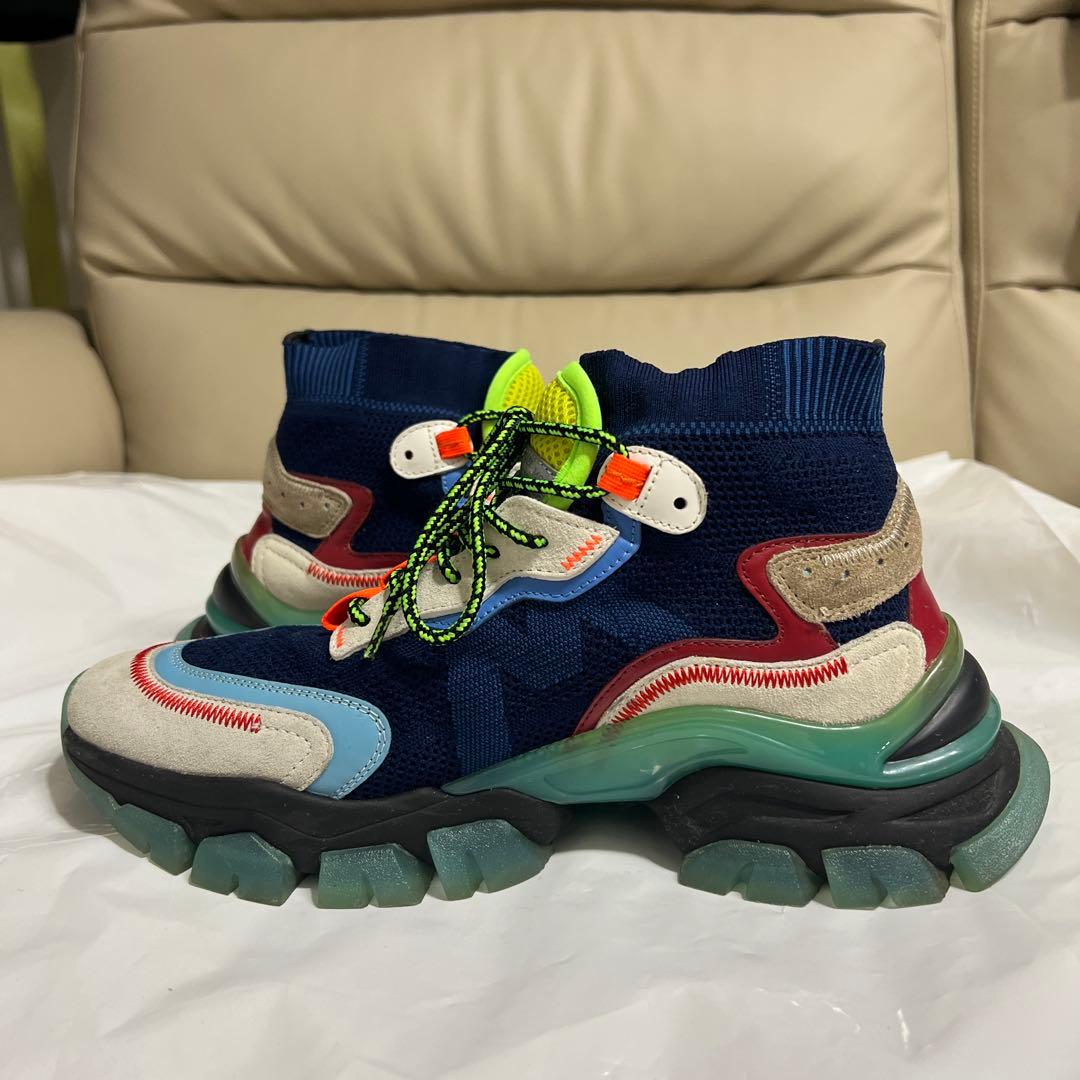 美品 MONCLER スニーカー モンクレール