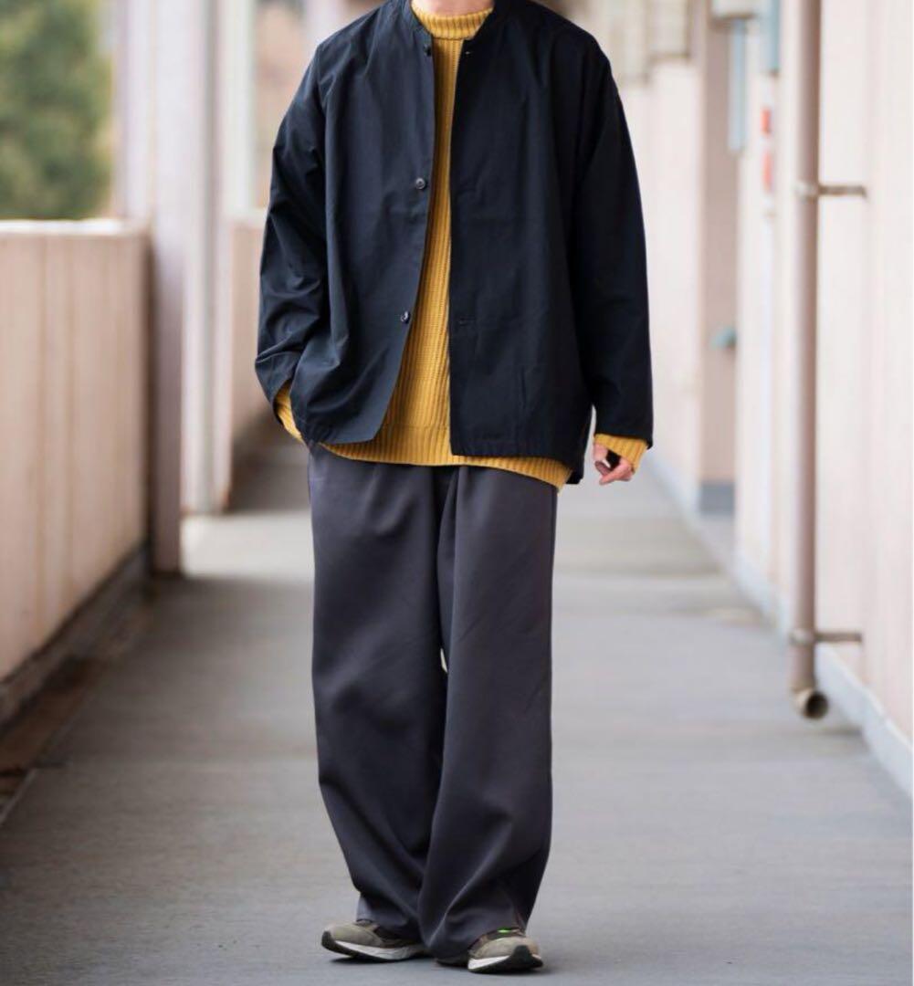 MUJI Labo 撥水高密度織りスタンドカラージャケット 黒 L-XL - メルカリ