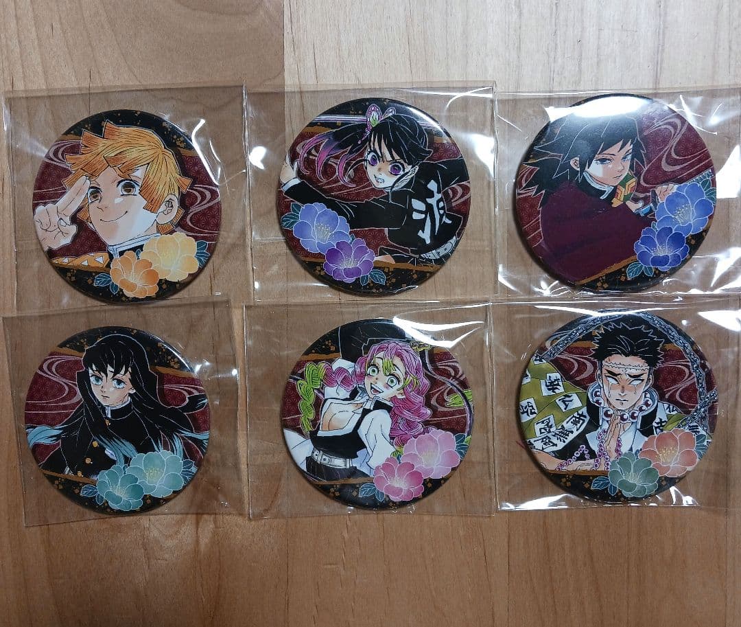 鬼滅の刃 コレクション缶バッジ 6個セット - メルカリ