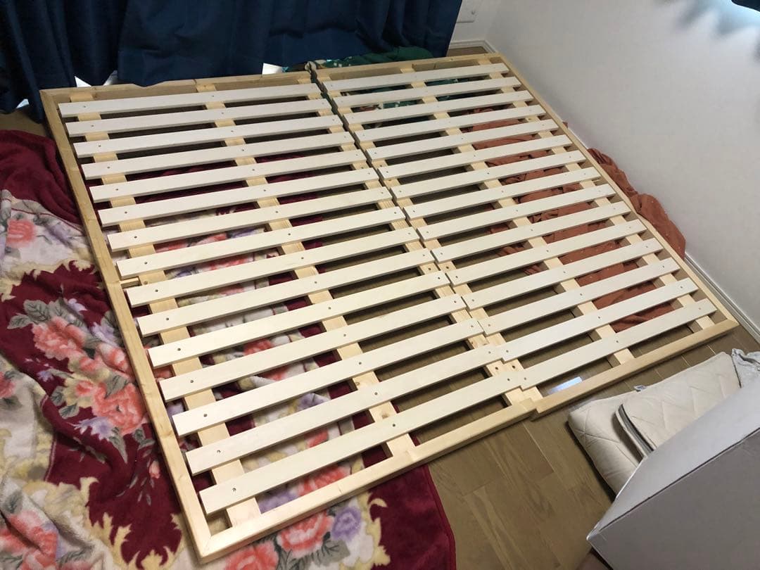 【定価66%off】すのこベッド ベッドフレーム ローベッド 高さ調整 組立簡単