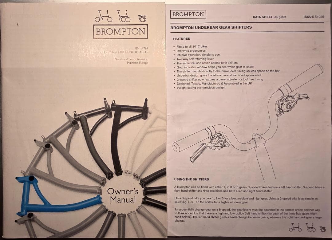 Brompton M6R ／ 2017年モデル ／ 整備済み・新タイヤ装着