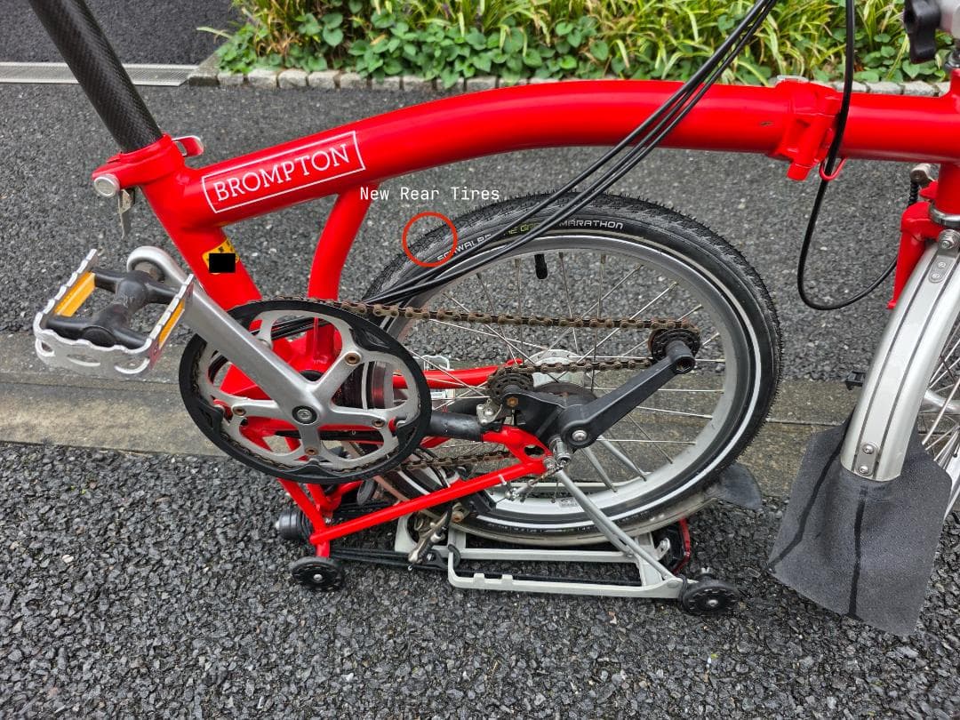 Brompton M6R ／ 2017年モデル ／ 整備済み・新タイヤ装着