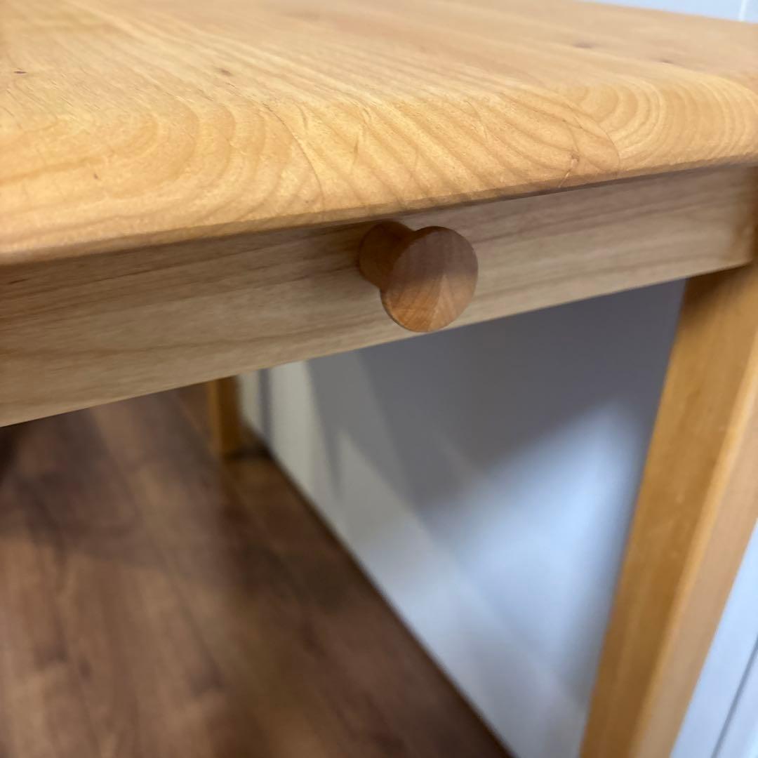 ISSEIKI 一世紀　ナチュラルウッドデスク 引き出し付き