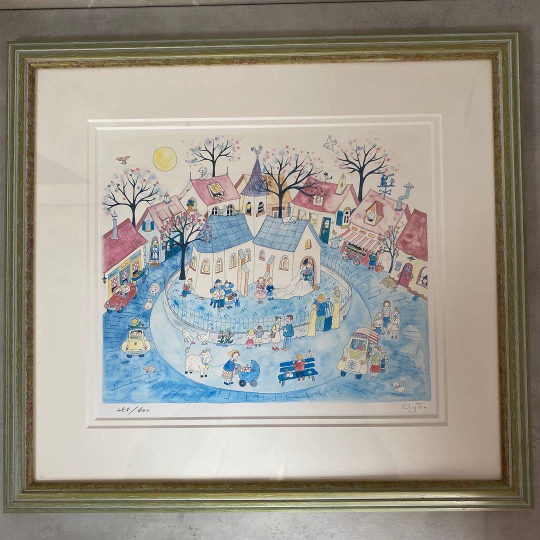 Clyv クリーブ 版画 村の結婚式 255of600 - メルカリ