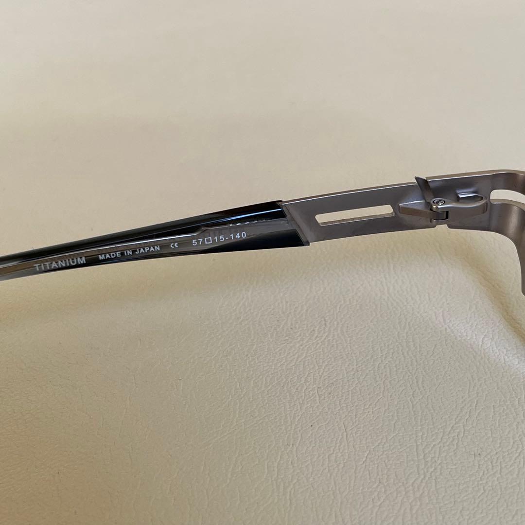 サムライ翔 SS-J23 度なしクリアレンズ 純正ケース付 美品 チタンフレーム