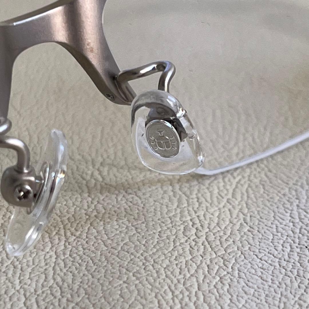 サムライ翔 SS-J23 度なしクリアレンズ 純正ケース付 美品 チタンフレーム