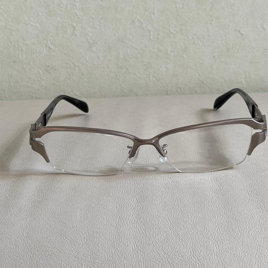 サムライ翔 SS-J23 度なしクリアレンズ 純正ケース付 美品 チタンフレーム