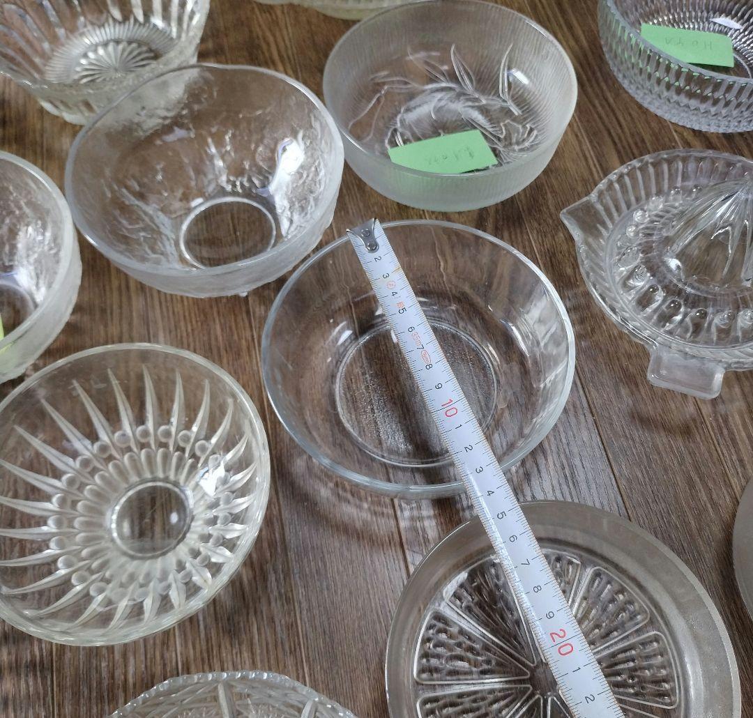 昭和レトロ　ヴィンテージ　アンティーク　ガラス食器　まとめ売り