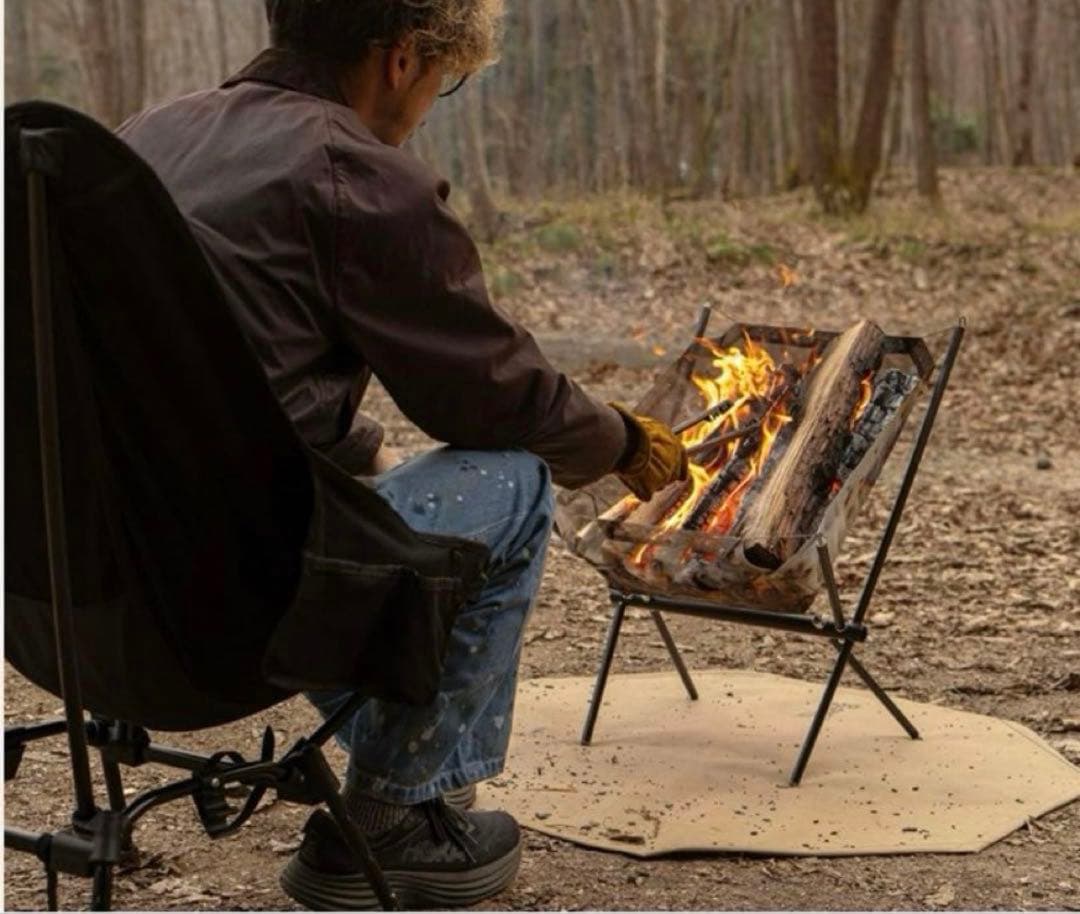 新品未使用　アツイッス　DOD 焚き火台 Q2-010-BK たき火チェア