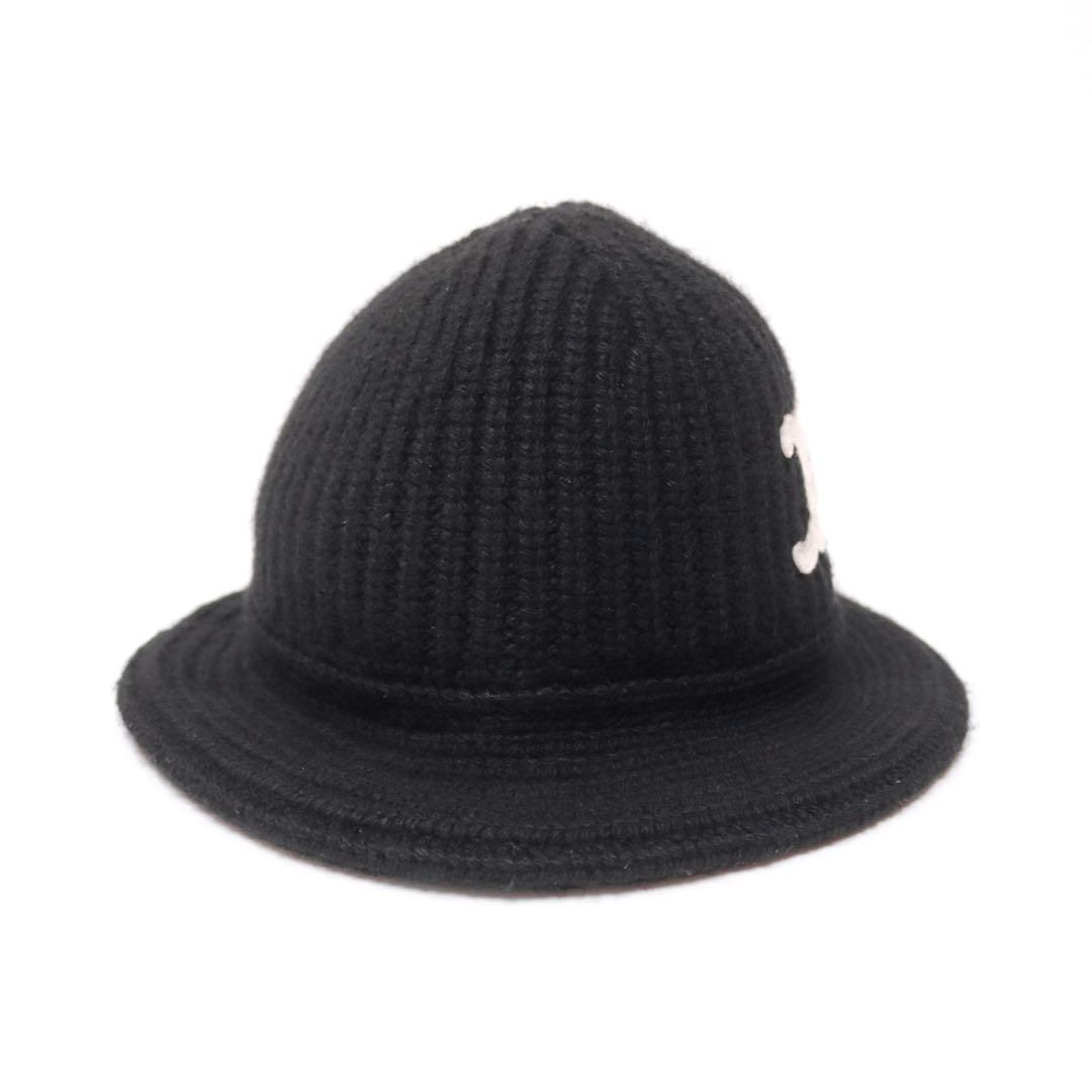 新品同様】セリーヌ トリオンフ クロシェ バケットハット ニット帽