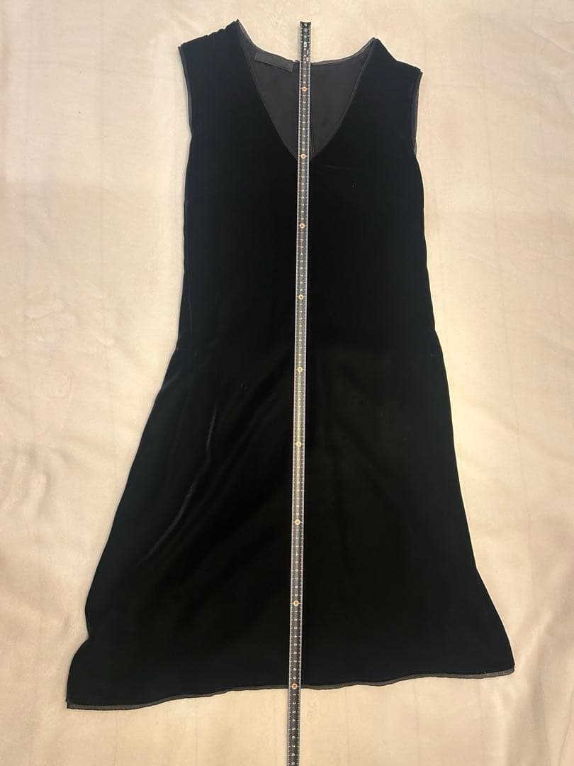 PRADA　シルク ブラック ノースリーブ ワンピース　40