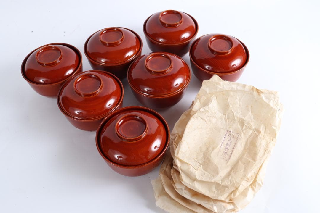 春慶塗 吸物椀 七客 木製漆器 懐石料亭の通販｜houseofnerat.com