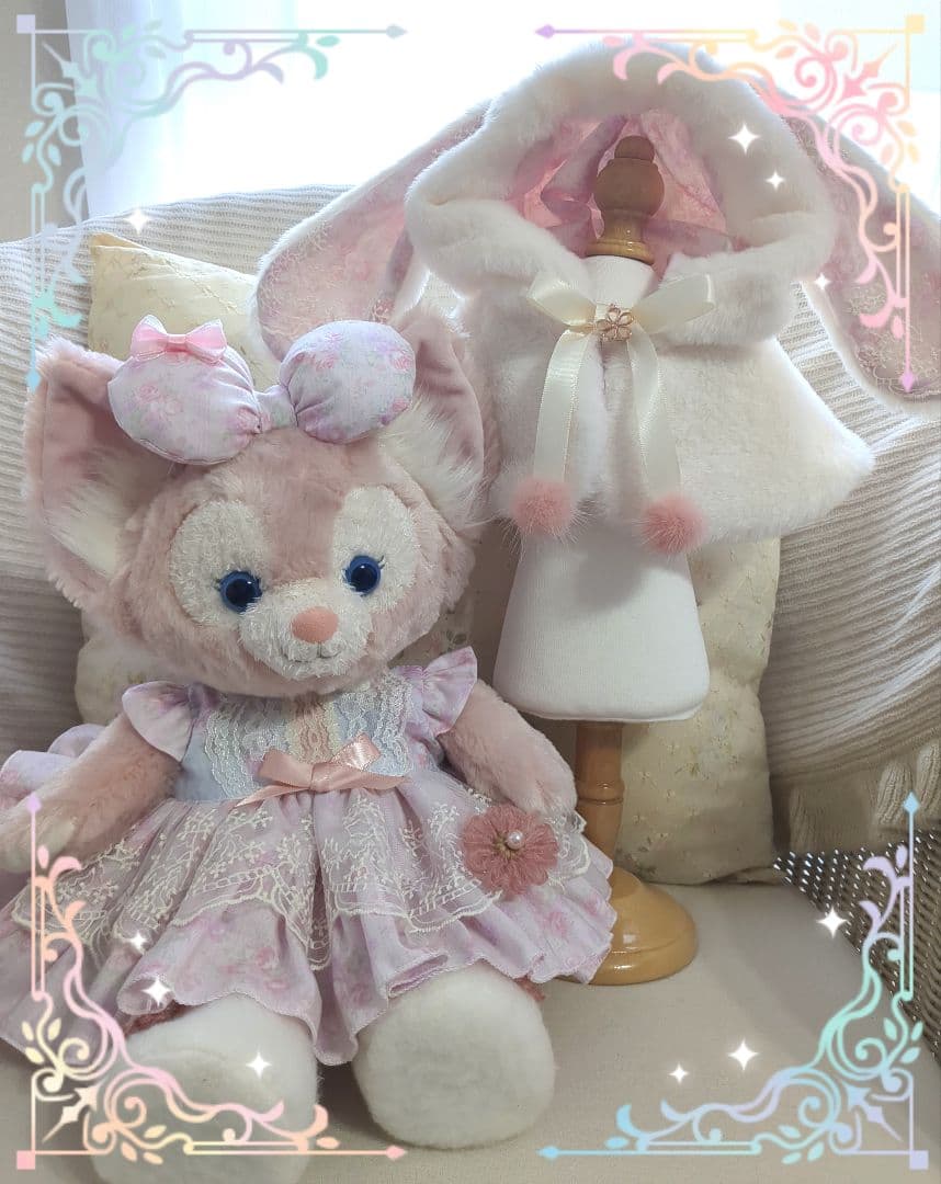 うさ耳ケープコーデ