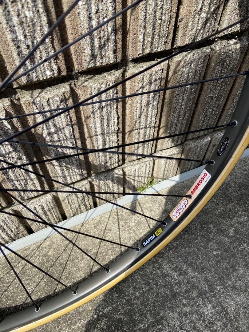 チューブラーホイール　前後 NRSニュートラルレーシングサービス製