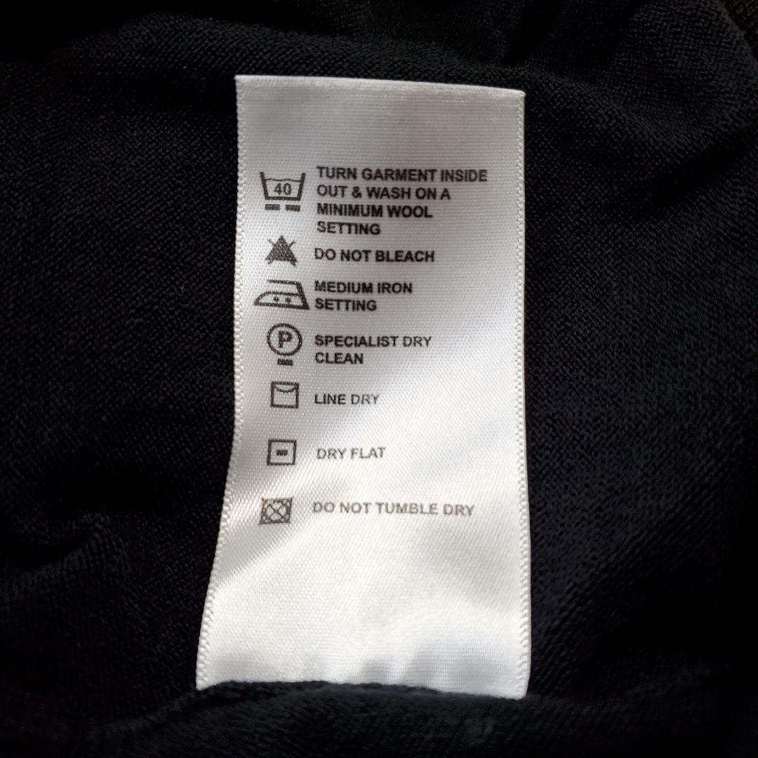 JOHN SMEDLEY 英国製 ブラック 30G ニット