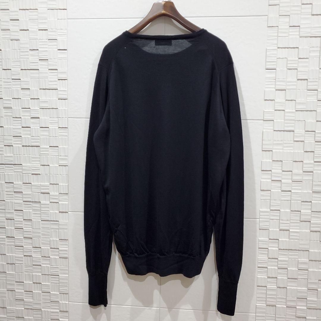 JOHN SMEDLEY 英国製 ブラック 30G ニット