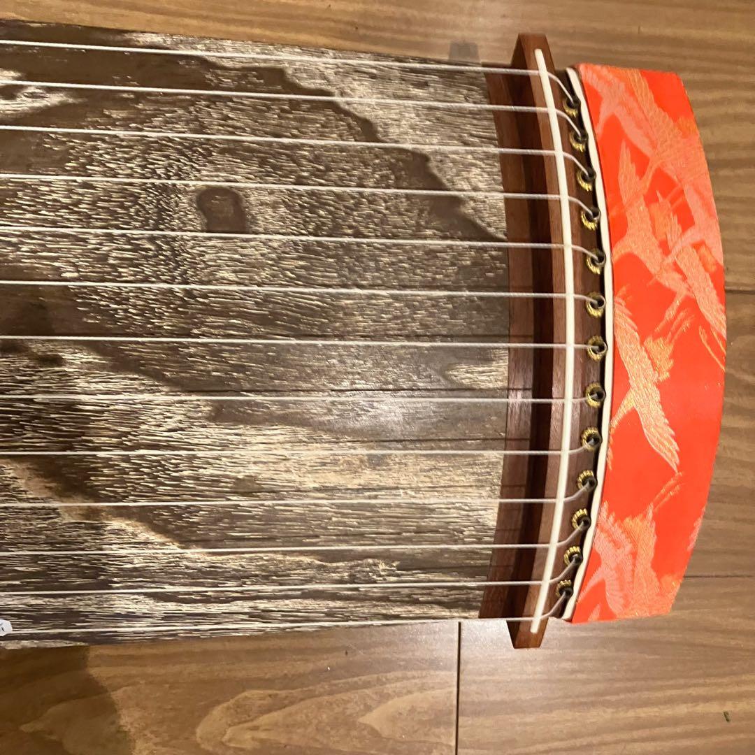 【希少】状態良好 東京クリエイト高級 四尺琴 昇龍 琴柱14本 13弦