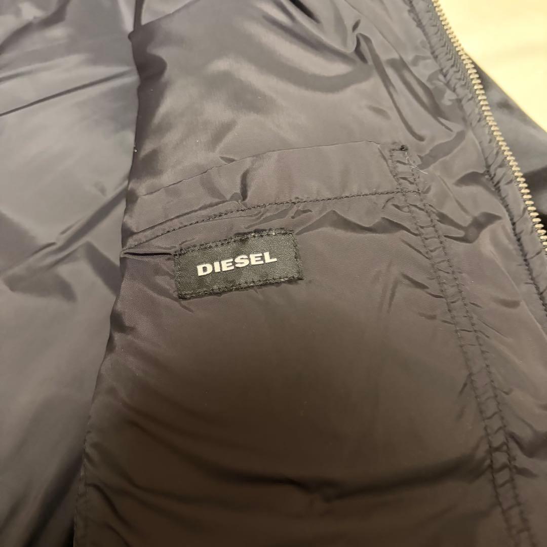 DIESEL ボンバージャケット　ダウン　ニット切り替え