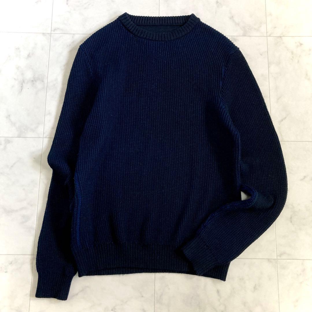 ザノーネ アクティブラウンドネックセーター ネイビー 50