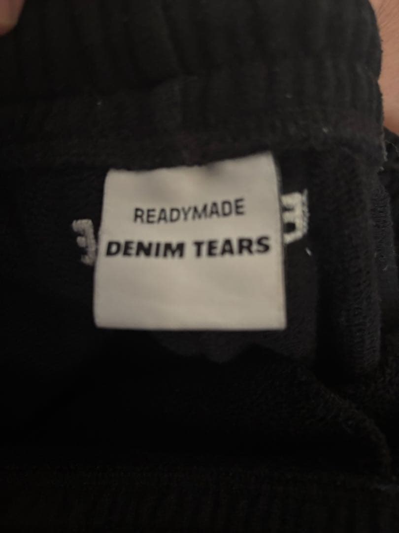 デニムティアーズスウェットフレアパンツ