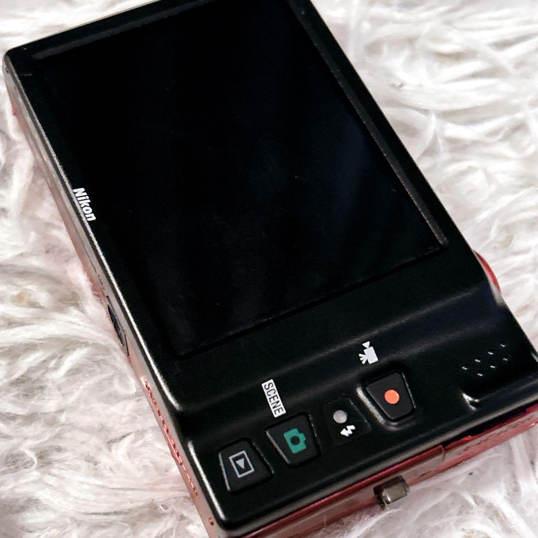 Nikon デジタルカメラ COOLPIX S6100 レッド 付属品多数