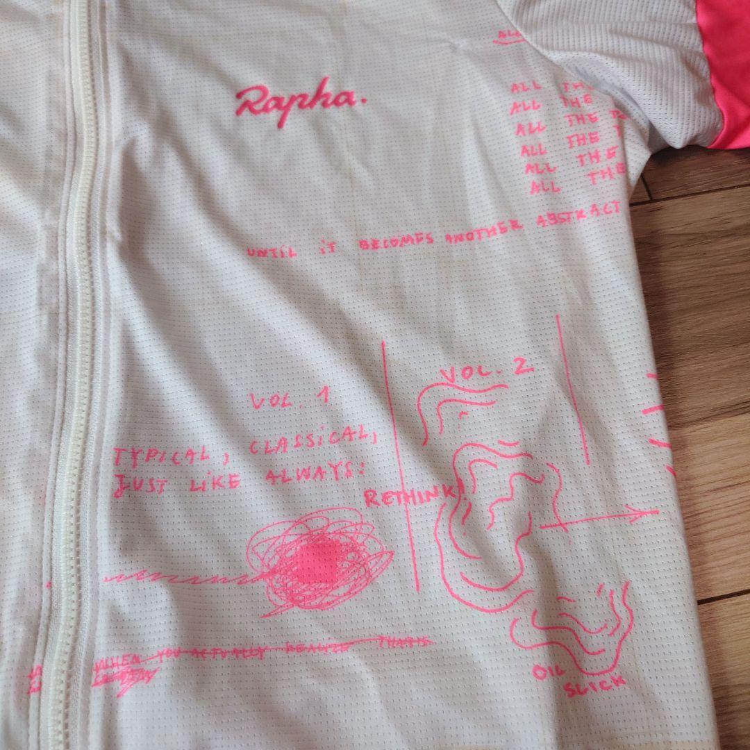 Rapha EF チームジャージ ホワイト/ピンク　Large　L