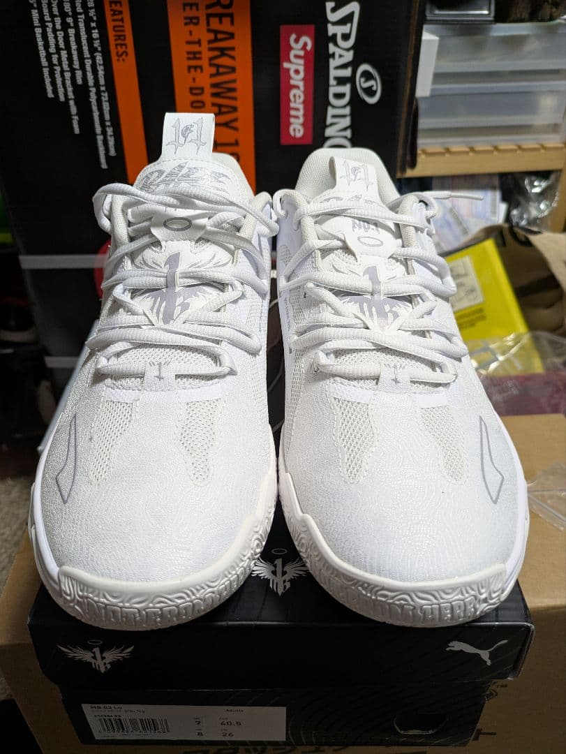 シューズ(男性用) PUMA MB.03 LO \"WHITE\" 26.0CM