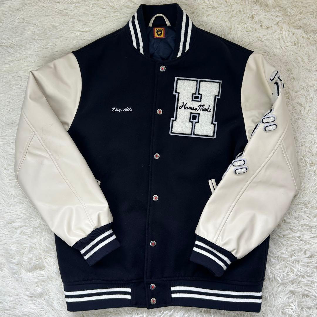 大きいサイズ２XL　ヒューマンメイド　スタジャン　ハート　メンズ　キルティング