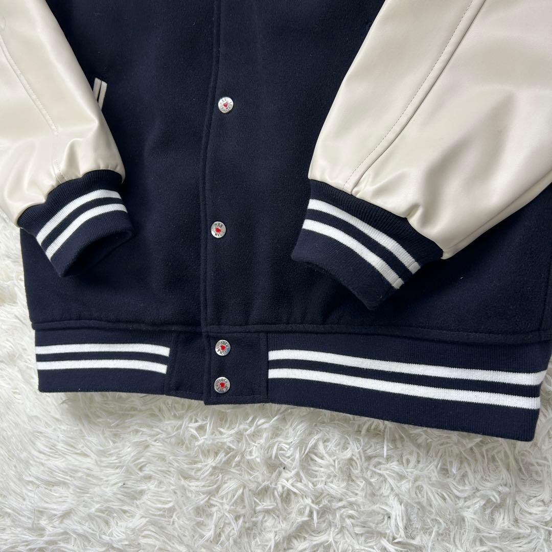 大きいサイズ２XL　ヒューマンメイド　スタジャン　ハート　メンズ　キルティング